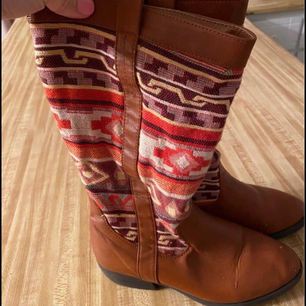 Boutique Aztec Riding Boots